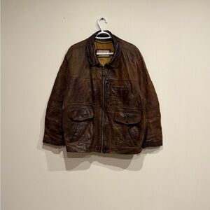 Vintage Redskins leather jacket